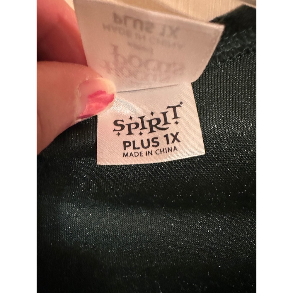 Disney Hocus Pocus Winifred Sanderson Costume Green Velvet Dress Plus 1X Spirit - Picture 4 of 14
